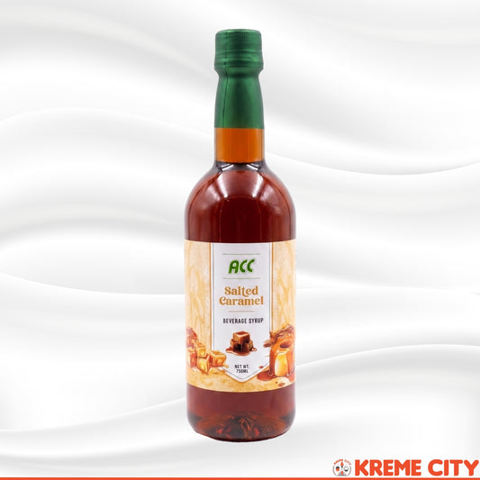 Achievers ACC Salted Caramel Beverage Syrup 750ml