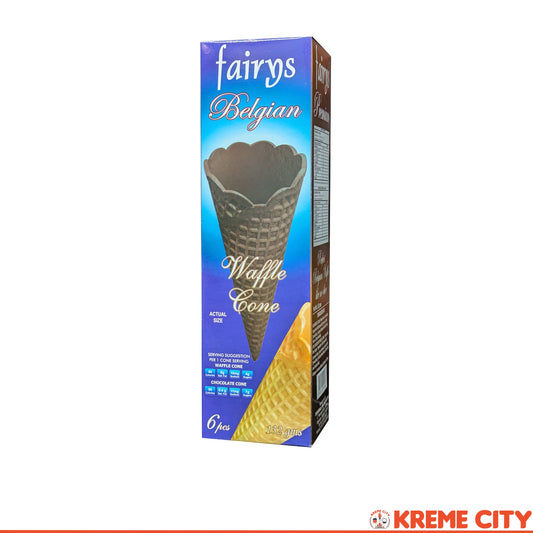 Fairys Belgian Waffle Cones 6pcs