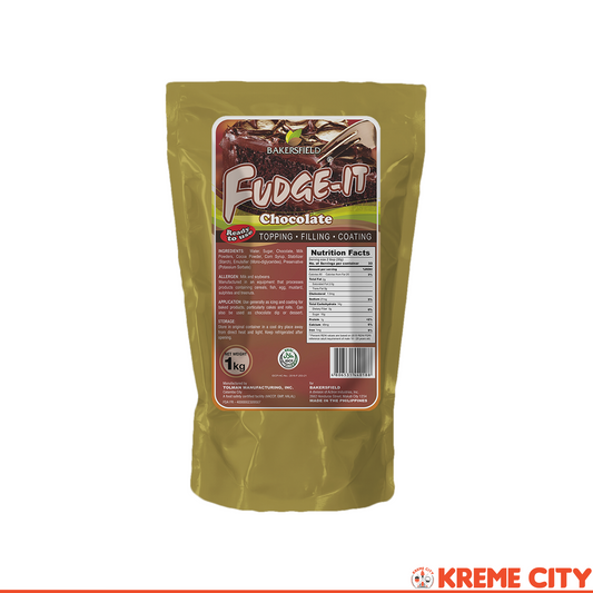 Bakersfield Fudge-It Chocolate Topping Filling Coating 1kg