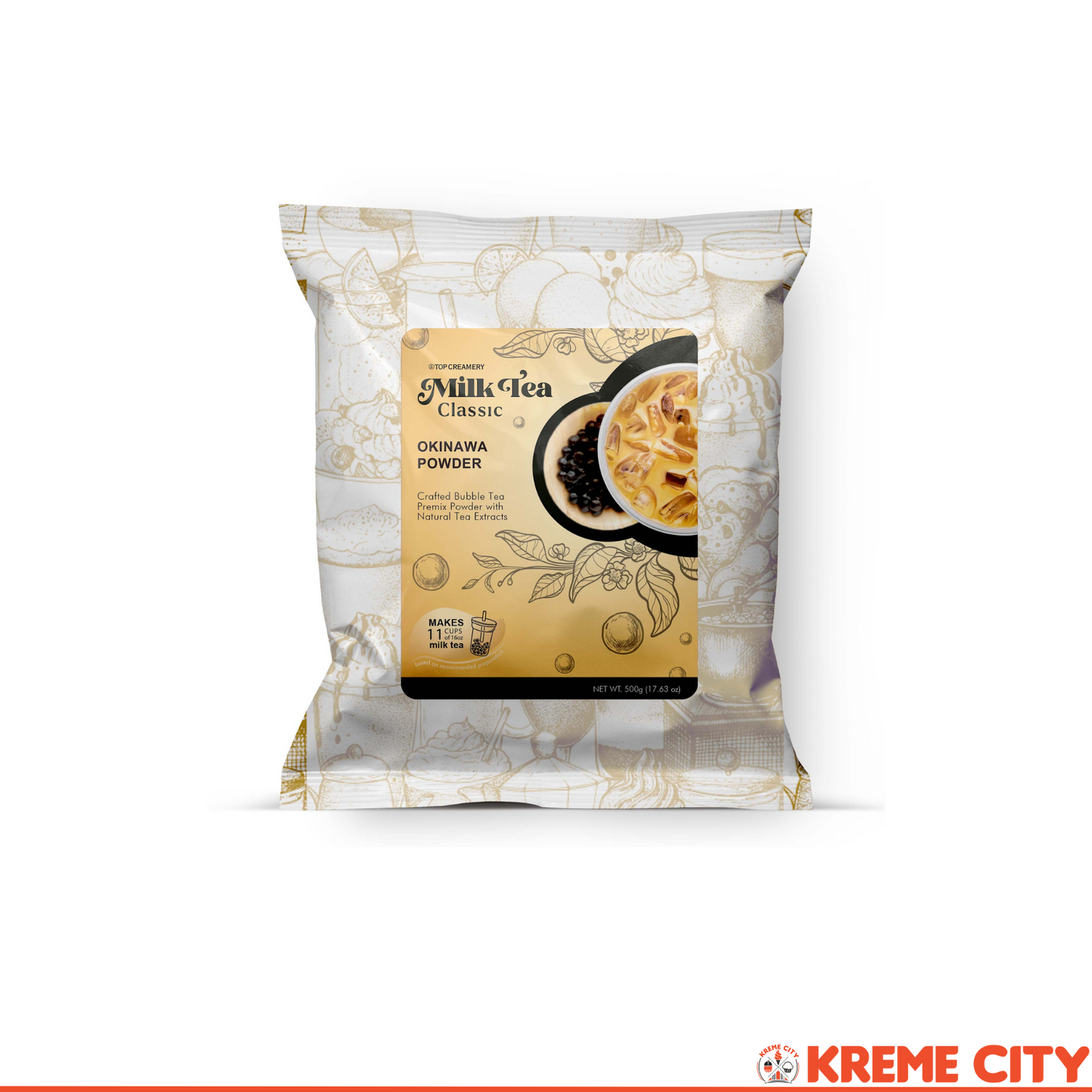 TOP Creamery Milk Tea Classic Okinawa Powder 500g