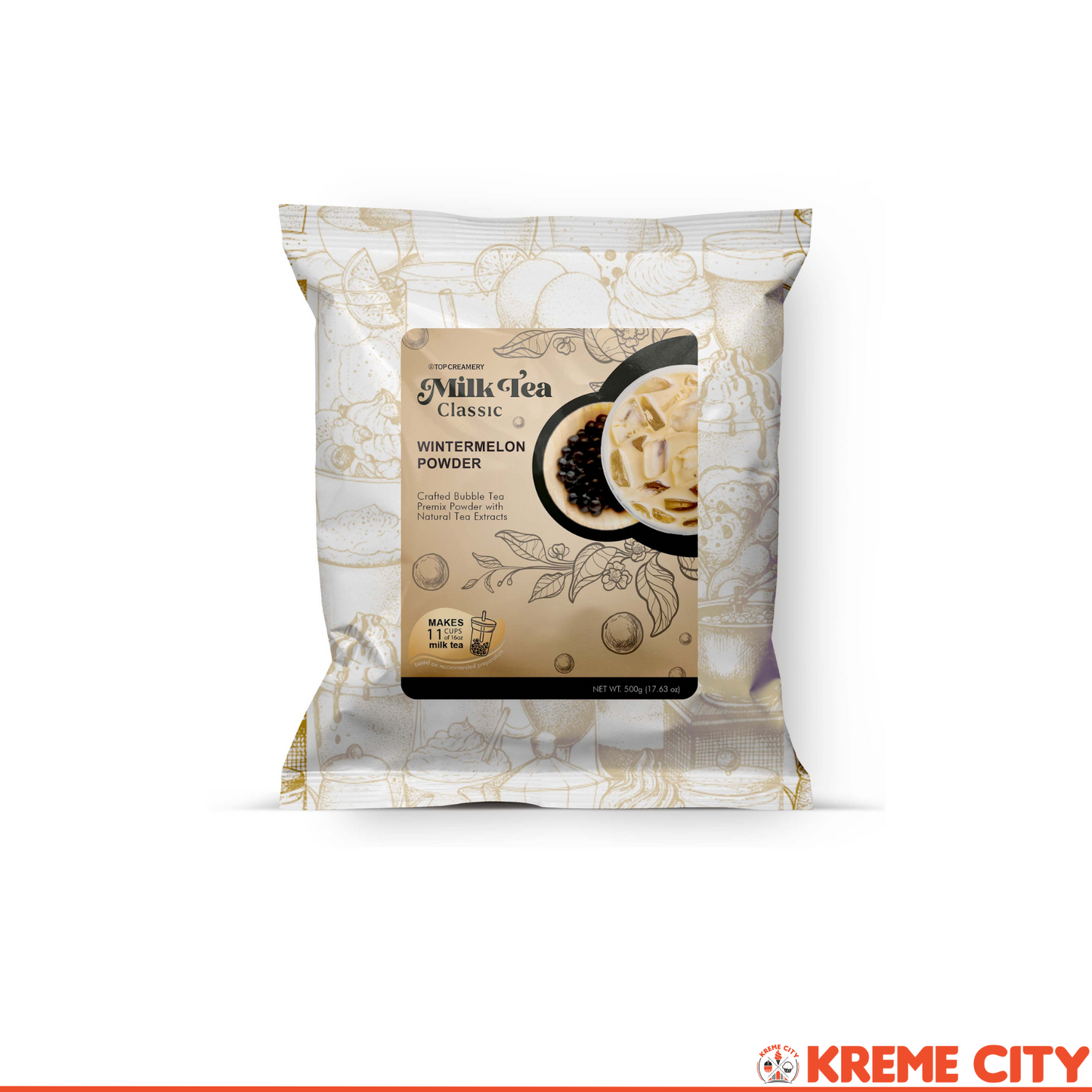 TOP Creamery Milk Tea Classic Wintermelon Powder 500g