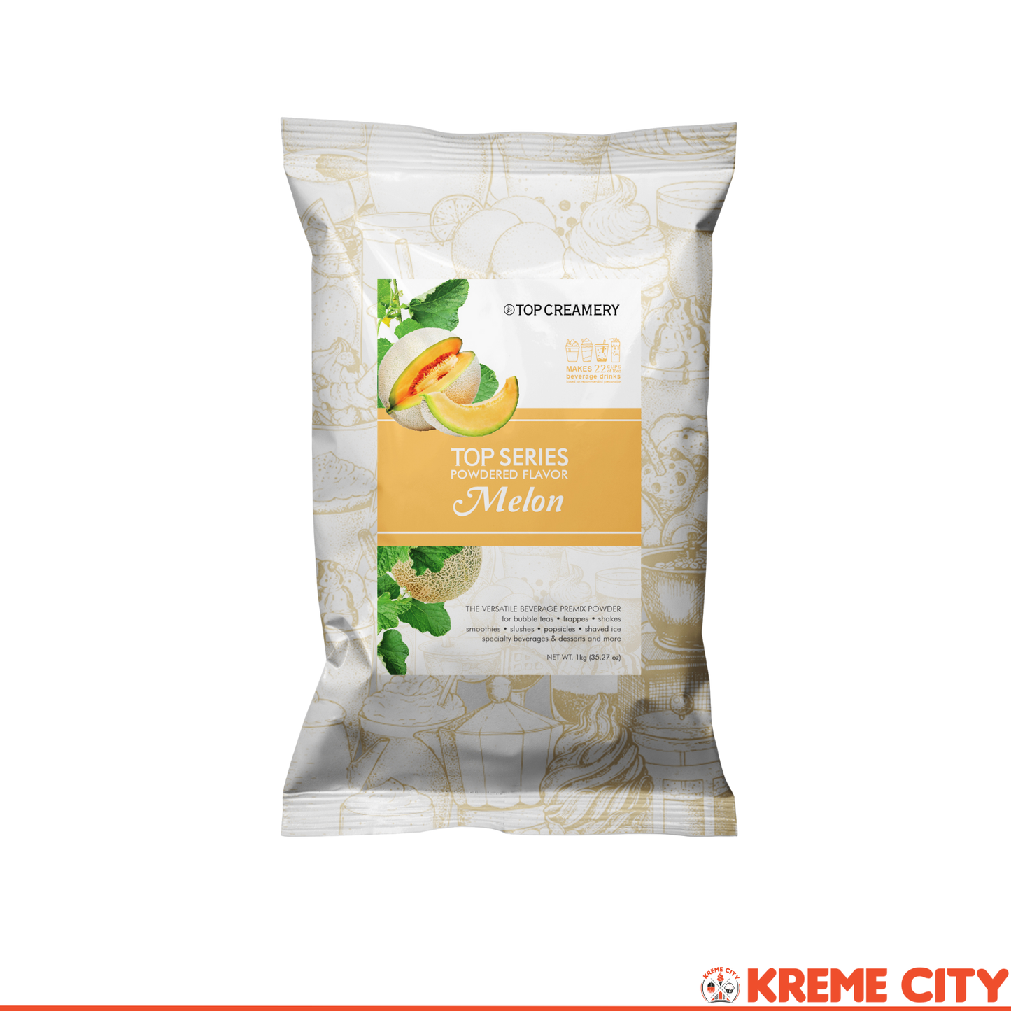 TOP Creamery Top Series Melon Powdered Flavor 1kg