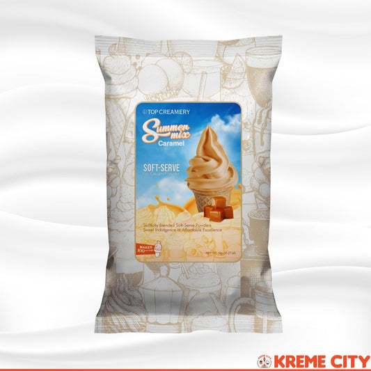 TOP Creamery Summer Mix Caramel Soft Serve Ice Cream Powder Premix 1kg