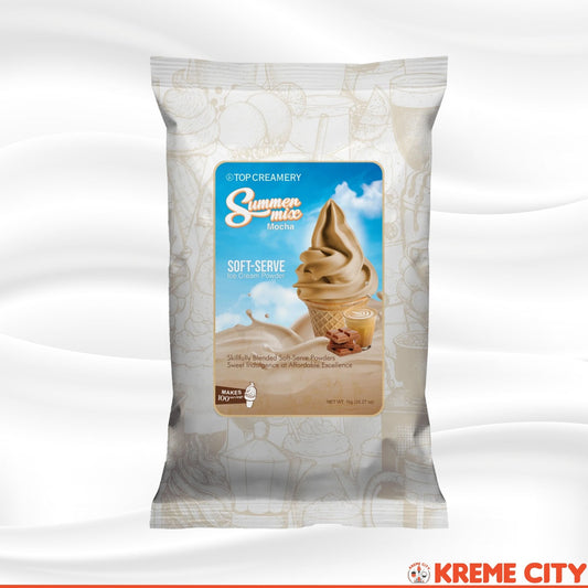 TOP Creamery Summer Mix Mocha Soft Serve Ice Cream Powder Premix 1kg