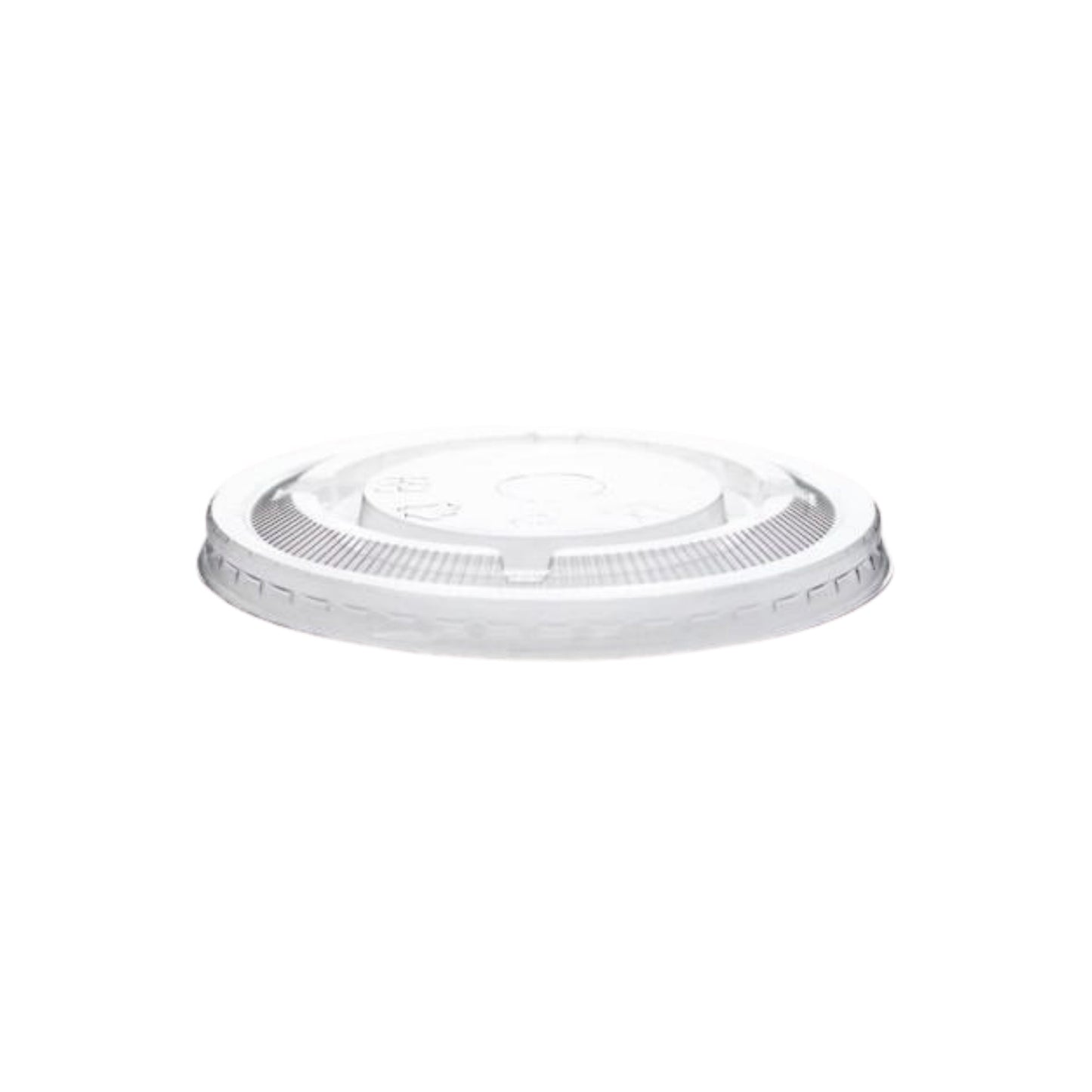 Kreme City Disposable PP Plastic Flat Lid Clear with Diamond Lock 95mm 100's - Kreme City Supplies