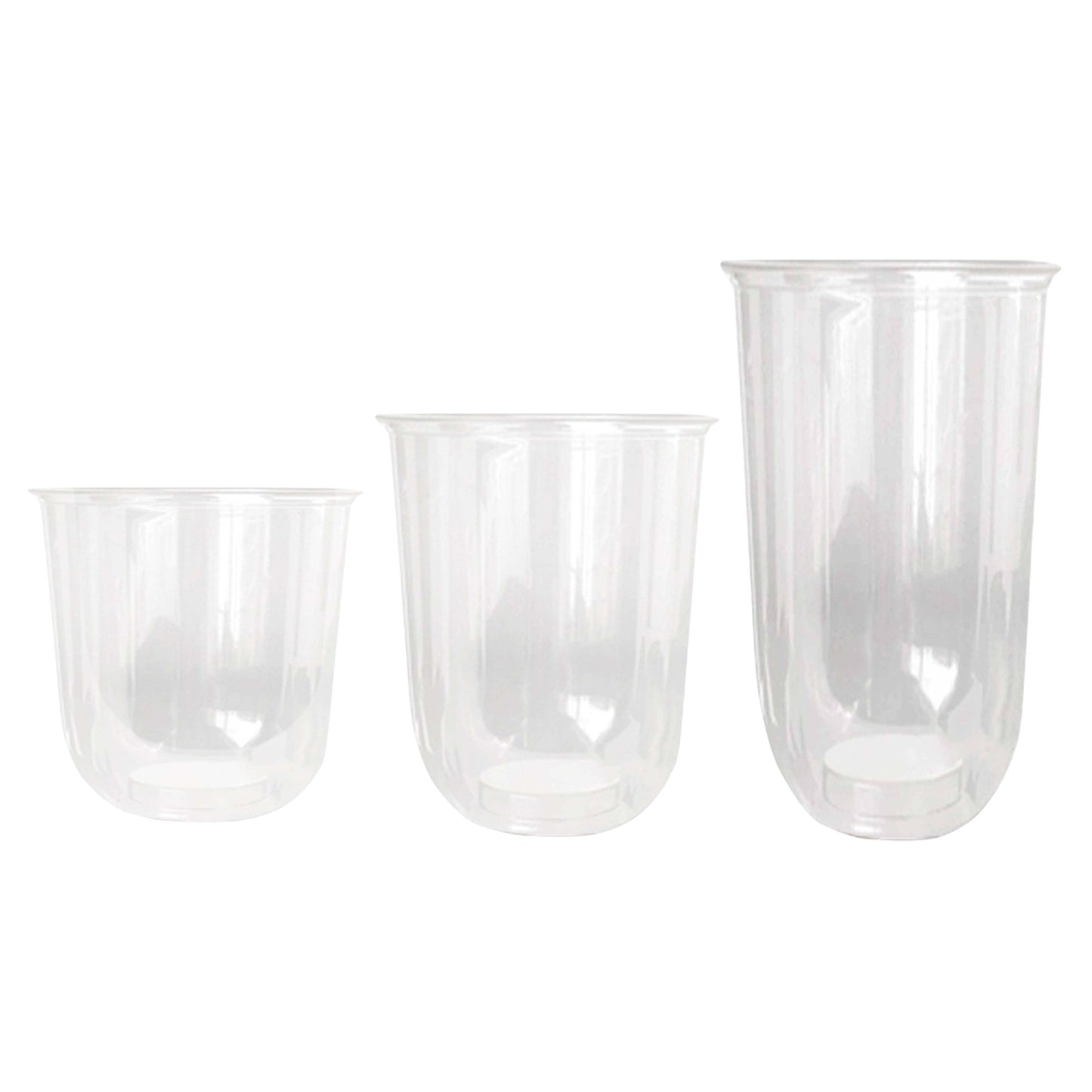 Kreme City Disposable PP Plastic U-Cups 95mm 50s - Kreme City Supplies