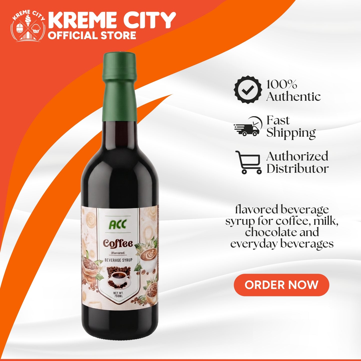 Achievers ACC Coffee Beverage Syrup 750ml