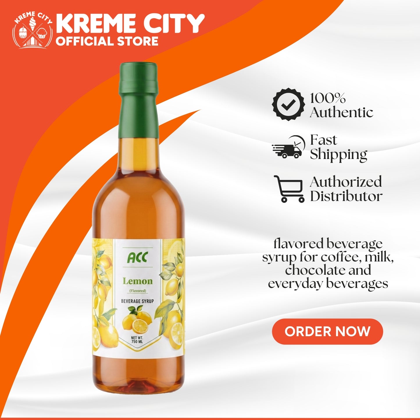 Achievers ACC Lemon Beverage Syrup 750ml