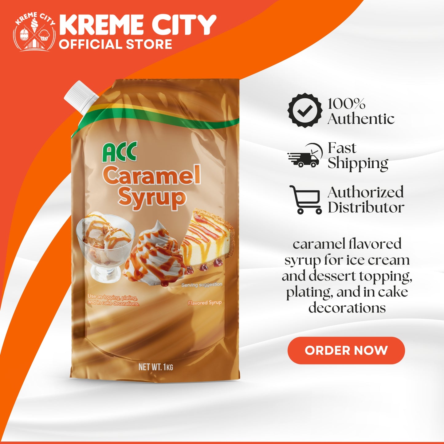 Achievers ACC Caramel Syrup 1kg