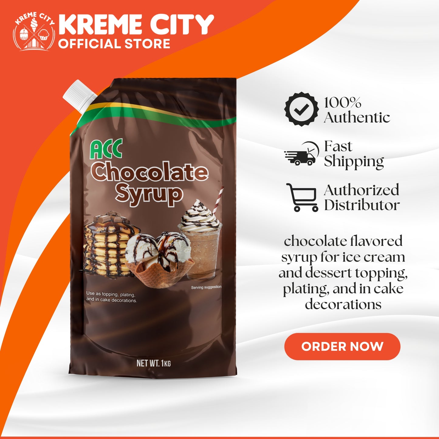 Achievers ACC Chocolate Syrup 1kg