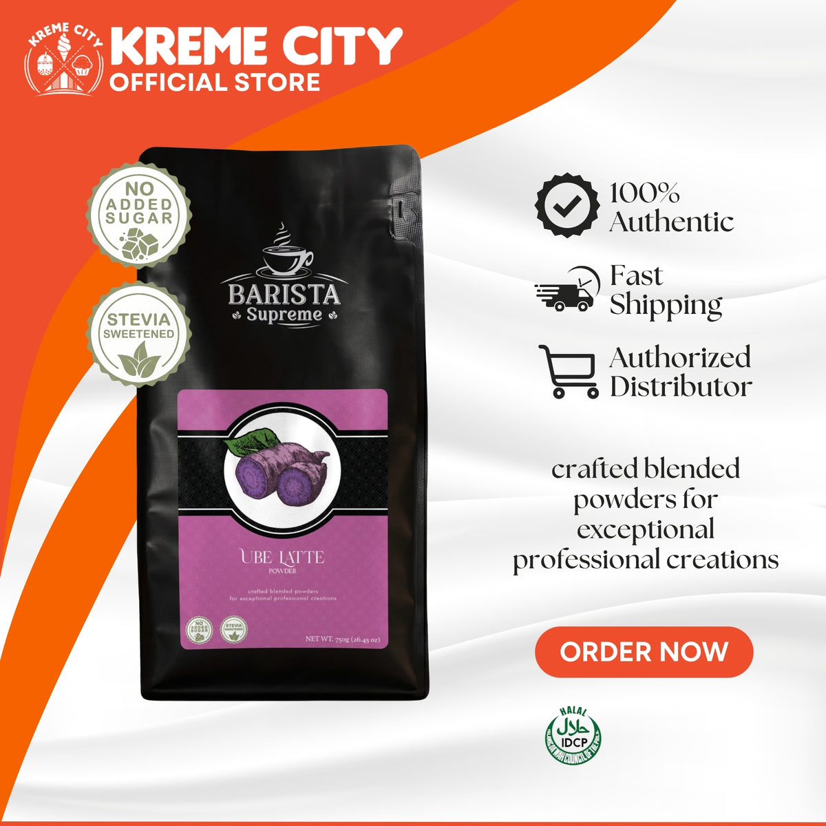 TOP Creamery Barista Supreme Ube Latte Powder 750g