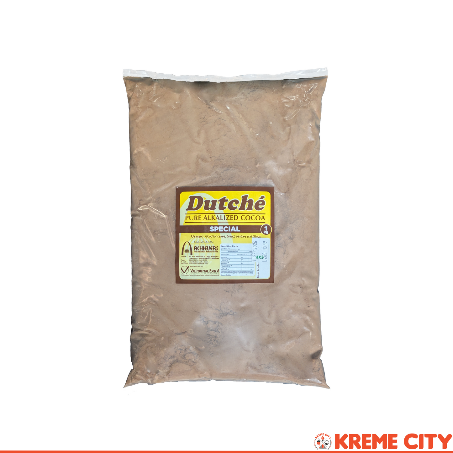 Dutche Pure Alkalized Cocoa Powder Special 1kg