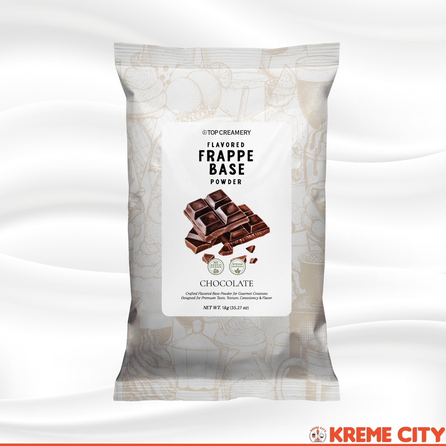 TOP Creamery Chocolate Frappe Base Powder 1kg