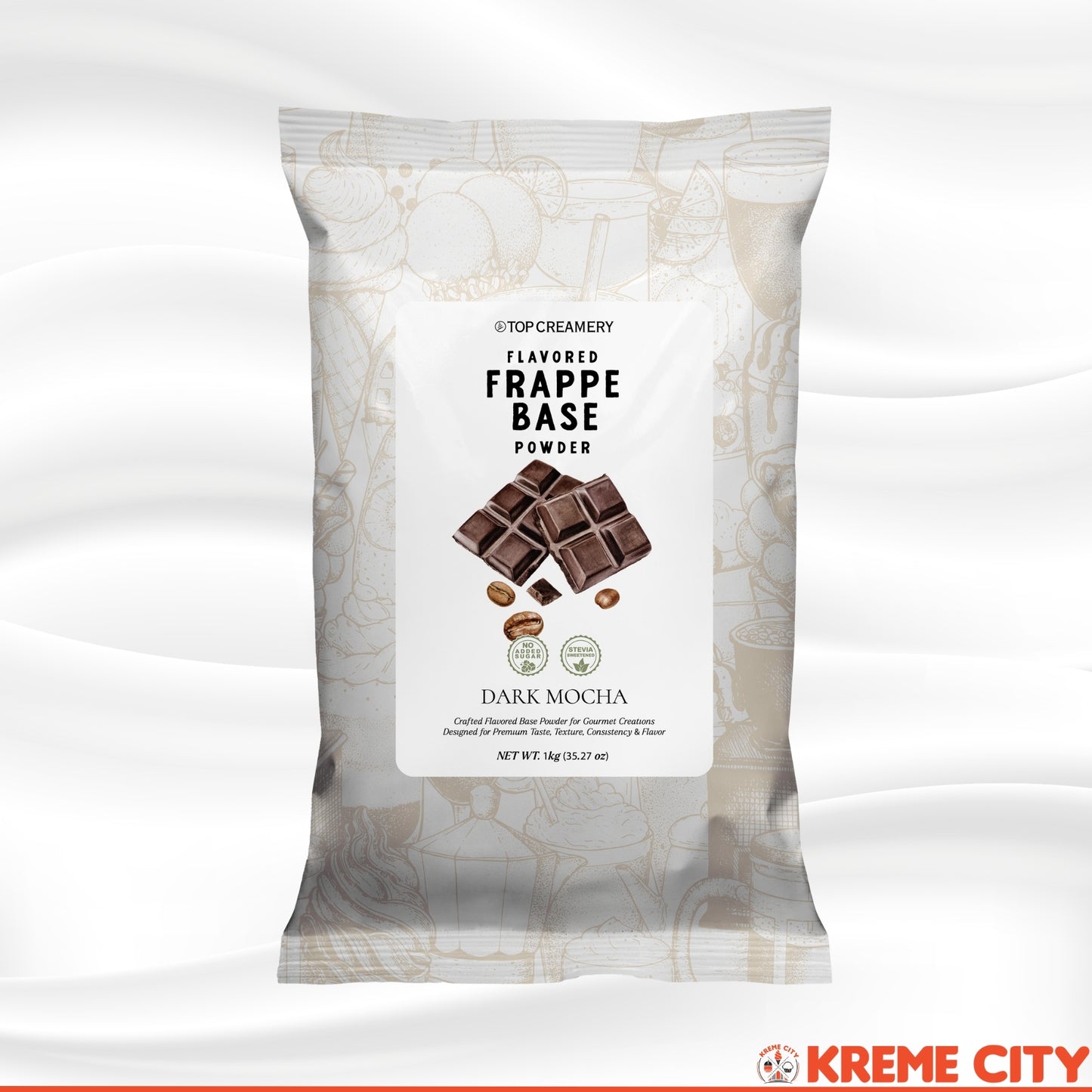 TOP Creamery Dark Mocha Frappe Base Powder 1kg