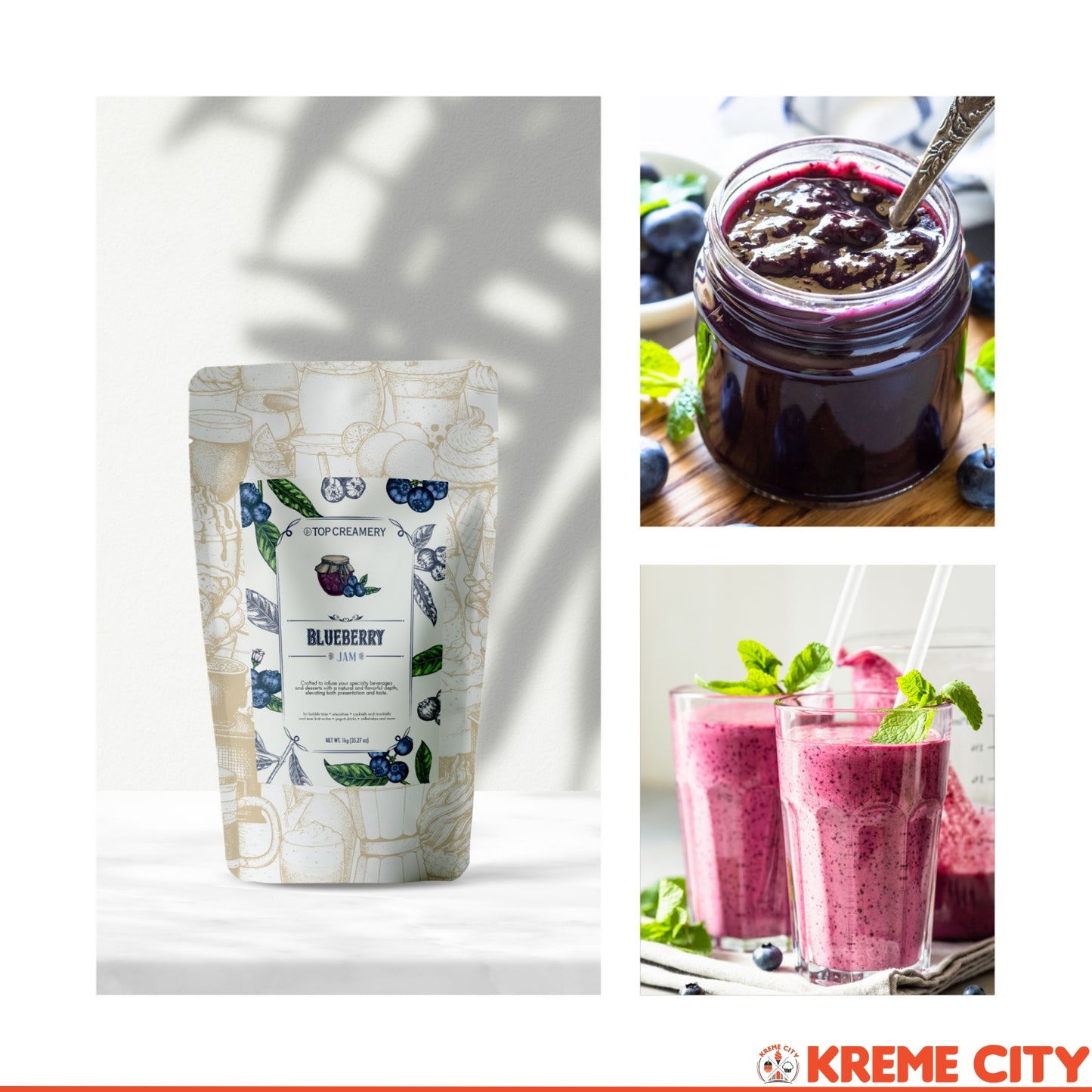 TOP Creamery Blueberry Jam 1kg