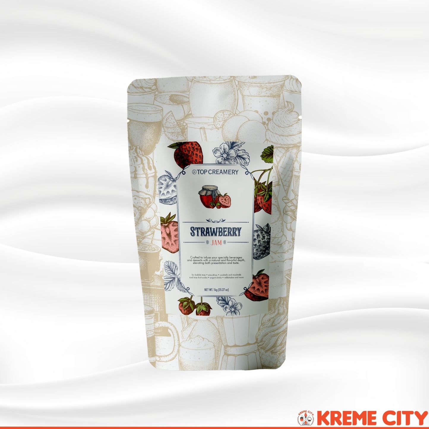 TOP Creamery Strawberry Jam 1kg
