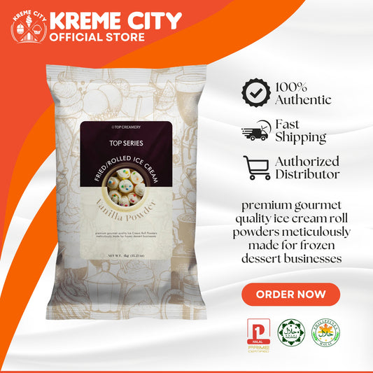 TOP Creamery Top Series Vanilla Fried Ice Cream Powder Premix 1kg
