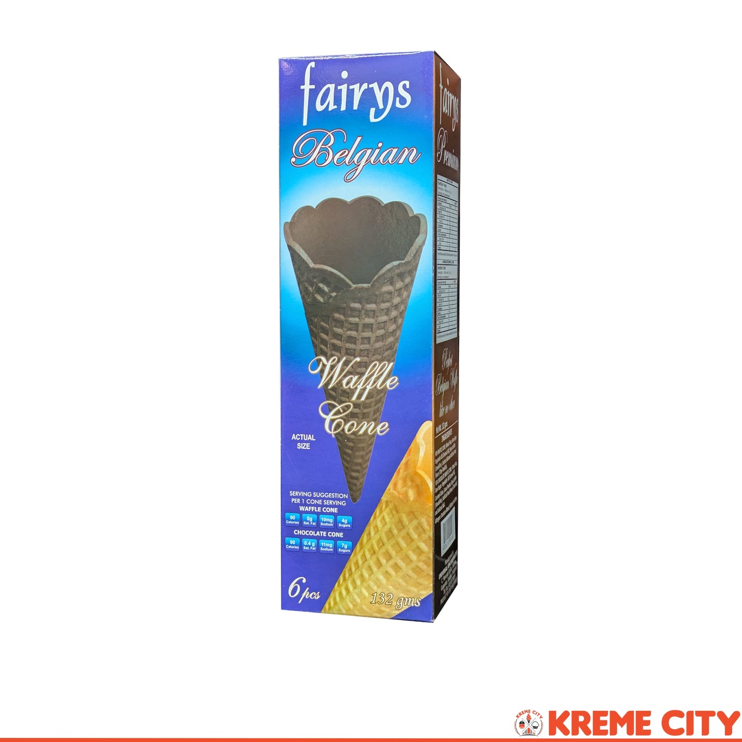 Fairys Belgian Waffle Cones 6pcs