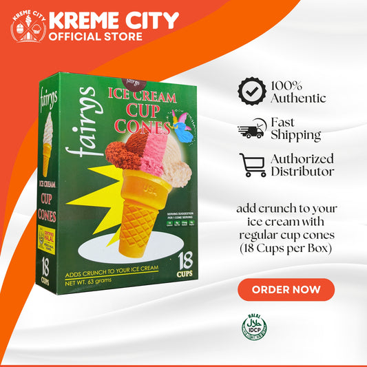 Fairys Ice Cream Cup Cones 18pcs