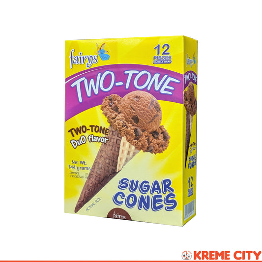 Fairys Sugar Cone Two-Tone Duo Flavor 12pcs