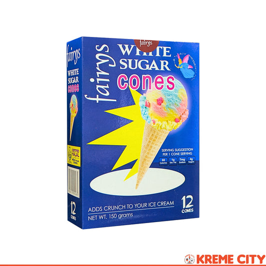 Fairys Sugar Cones White 12pcs