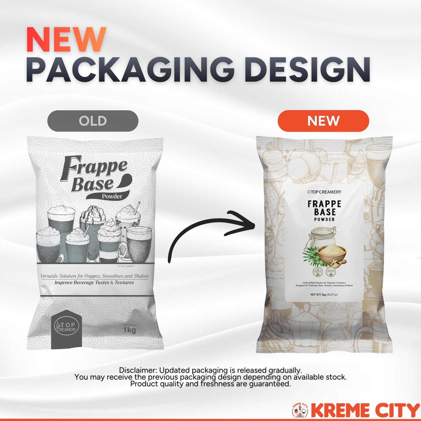 TOP Creamery Frappe Base Powder 1kg