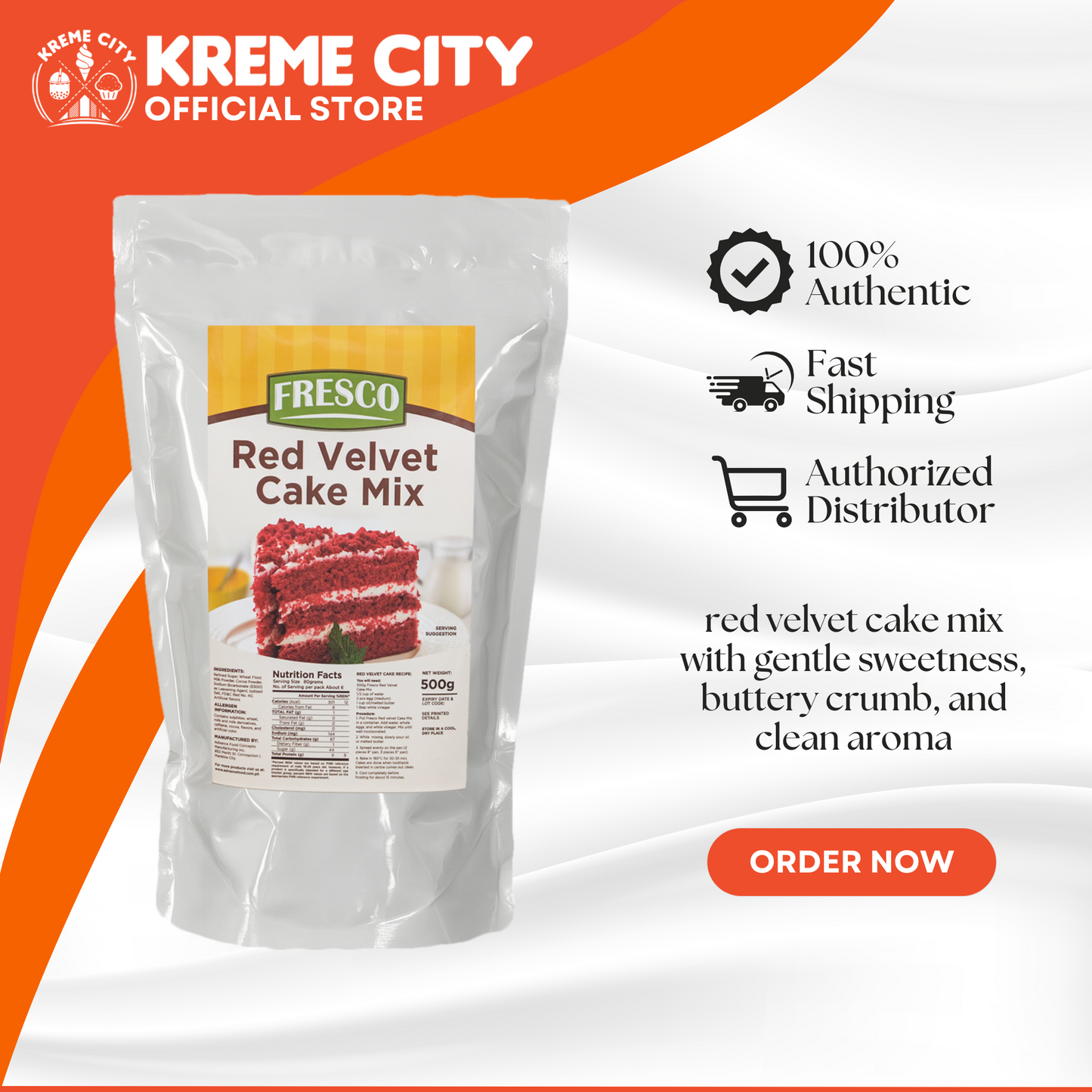 Fresco Red Velvet Cake Premix 500g