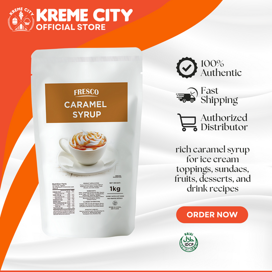 Fresco Caramel Syrup 1kg