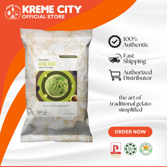 TOP Creamery Top Series Gelato Avocado Ice Cream Powder Premix 1kg