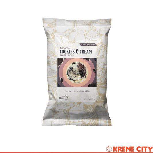 TOP Creamery Top Series Gelato Cookies and Cream Ice Cream Powder Premix 1kg