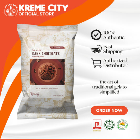 TOP Creamery Top Series Gelato Dark Chocolate Ice Cream Powder Premix 1kg