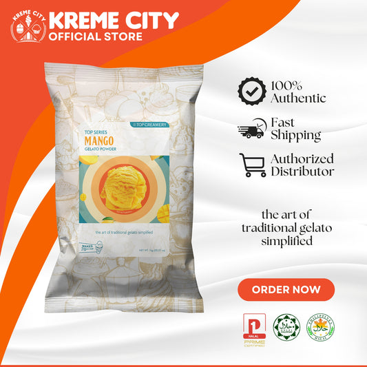 TOP Creamery Top Series Gelato Mango Ice Cream Powder Premix 1kg