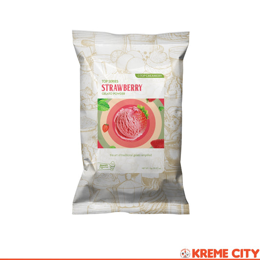 TOP Creamery Top Series Gelato Strawberry Ice Cream Powder Premix 1kg