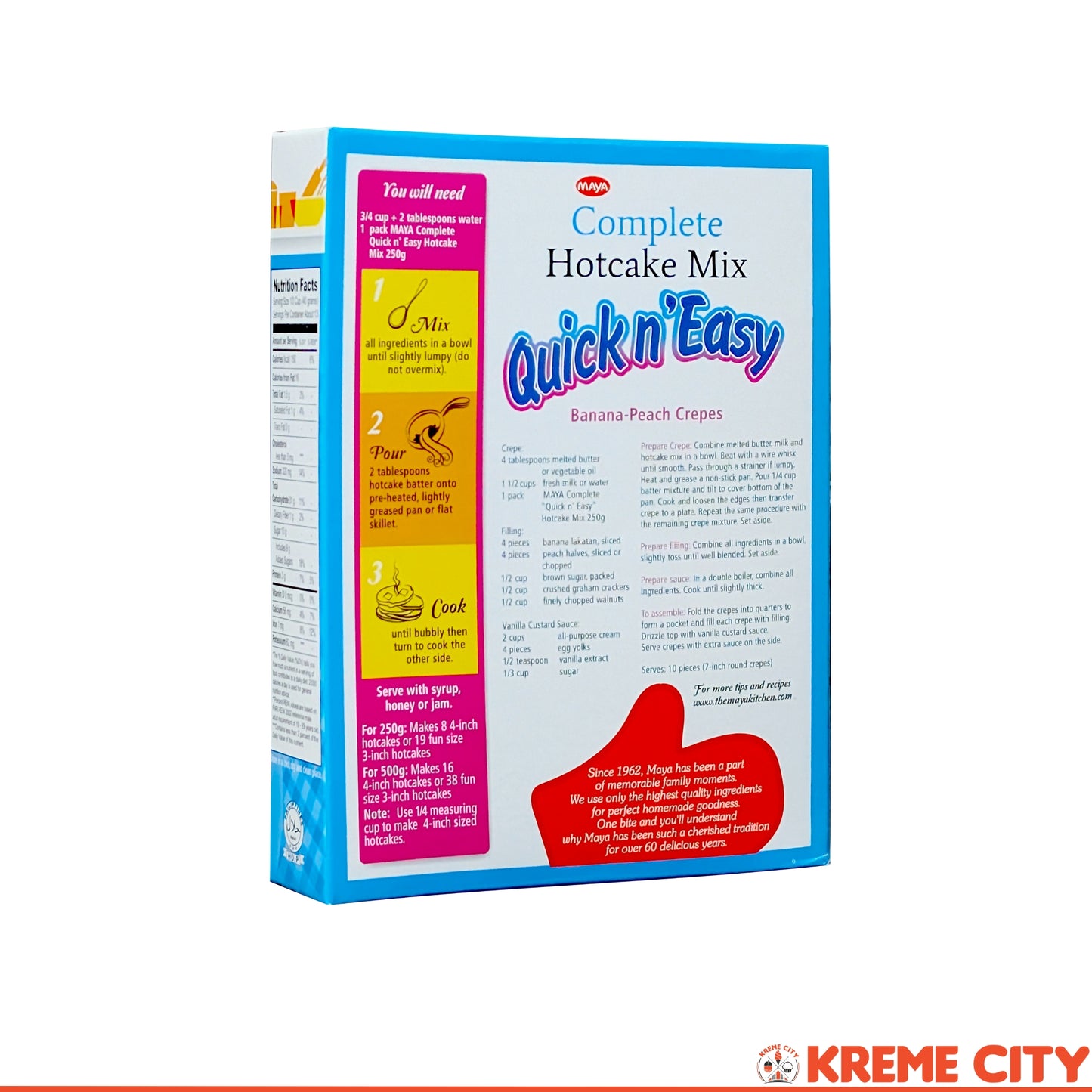 Maya Complete Hotcake Mix Quick 'n Easy 500g
