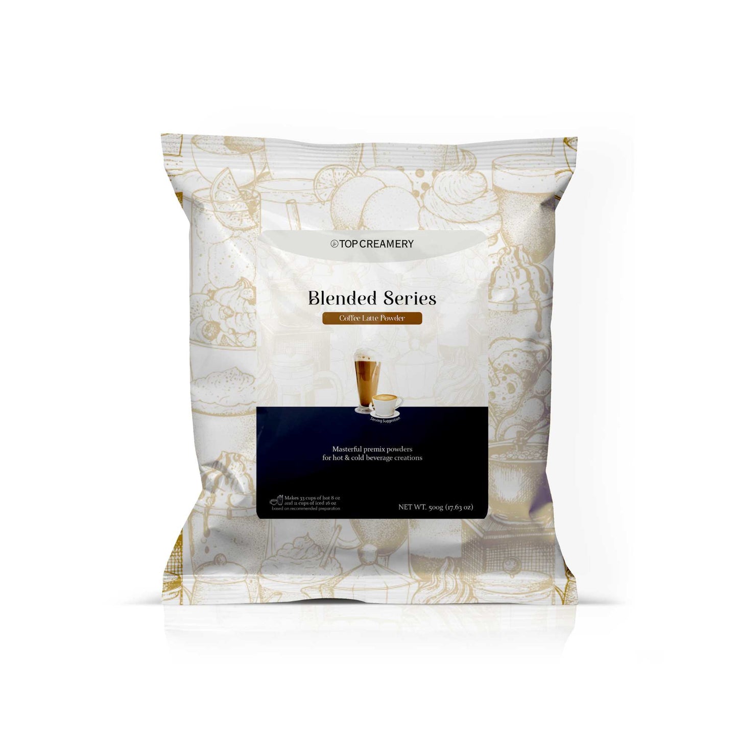 TOP Creamery Blended Series Coffee Latte Powder 500g