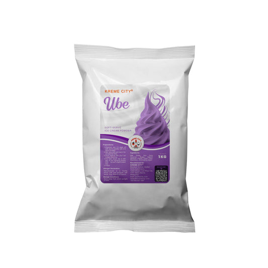 Kreme City Ube Soft Serve Ice Cream Powder Premix 1kg