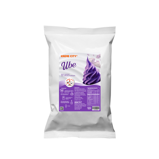 Kreme City Ube Soft Serve Ice Cream Powder Premix 1kg