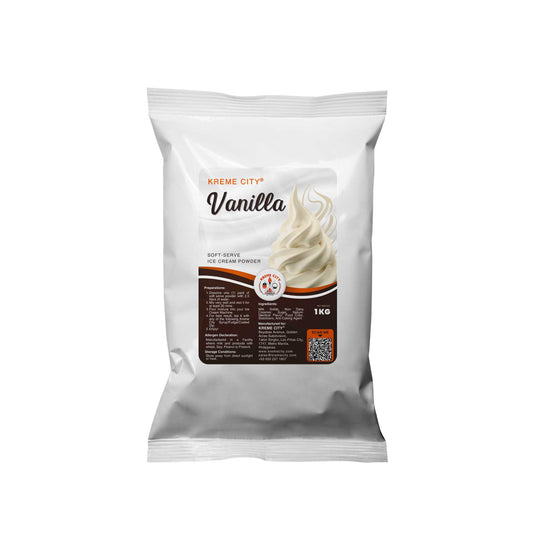 Kreme City Vanilla Soft Serve Ice Cream Powder Premix 1kg