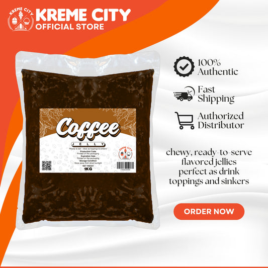 Kreme City Coffee Jelly Strips 1kg