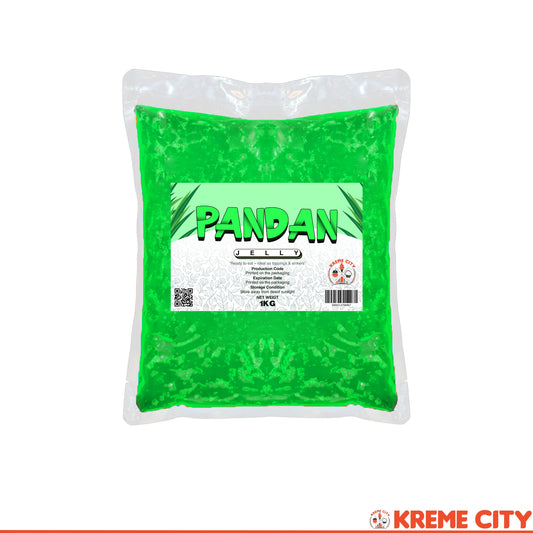 Kreme City Pandan Jelly Strips 1kg