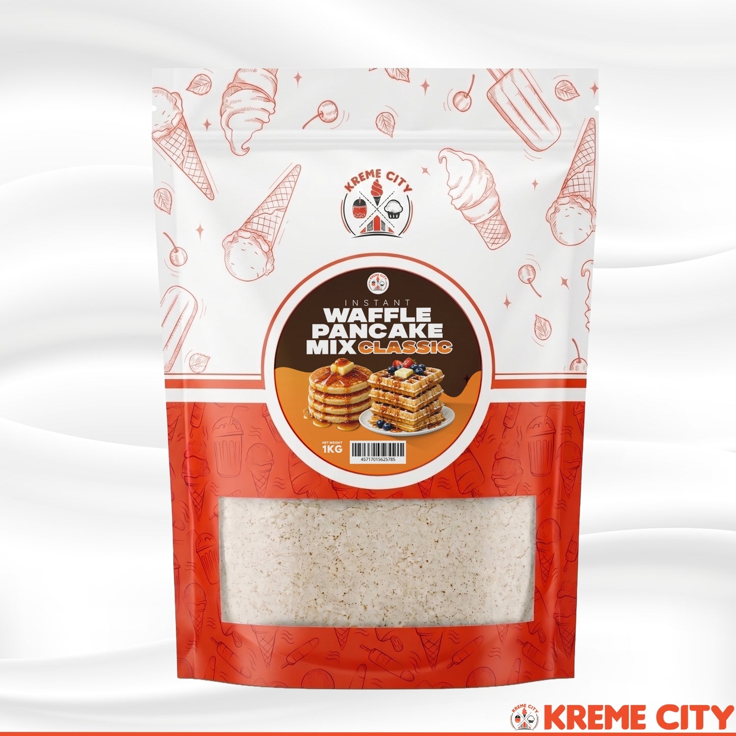 Kreme City Instant Waffle Pancake Mix Classic 1kg