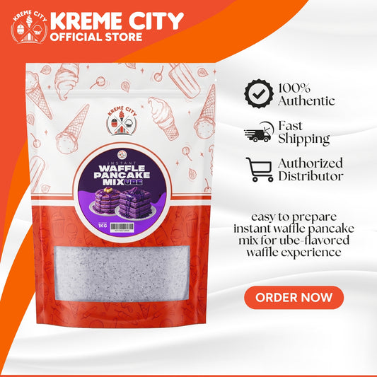 Kreme City Instant Waffle Pancake Mix Ube 1kg