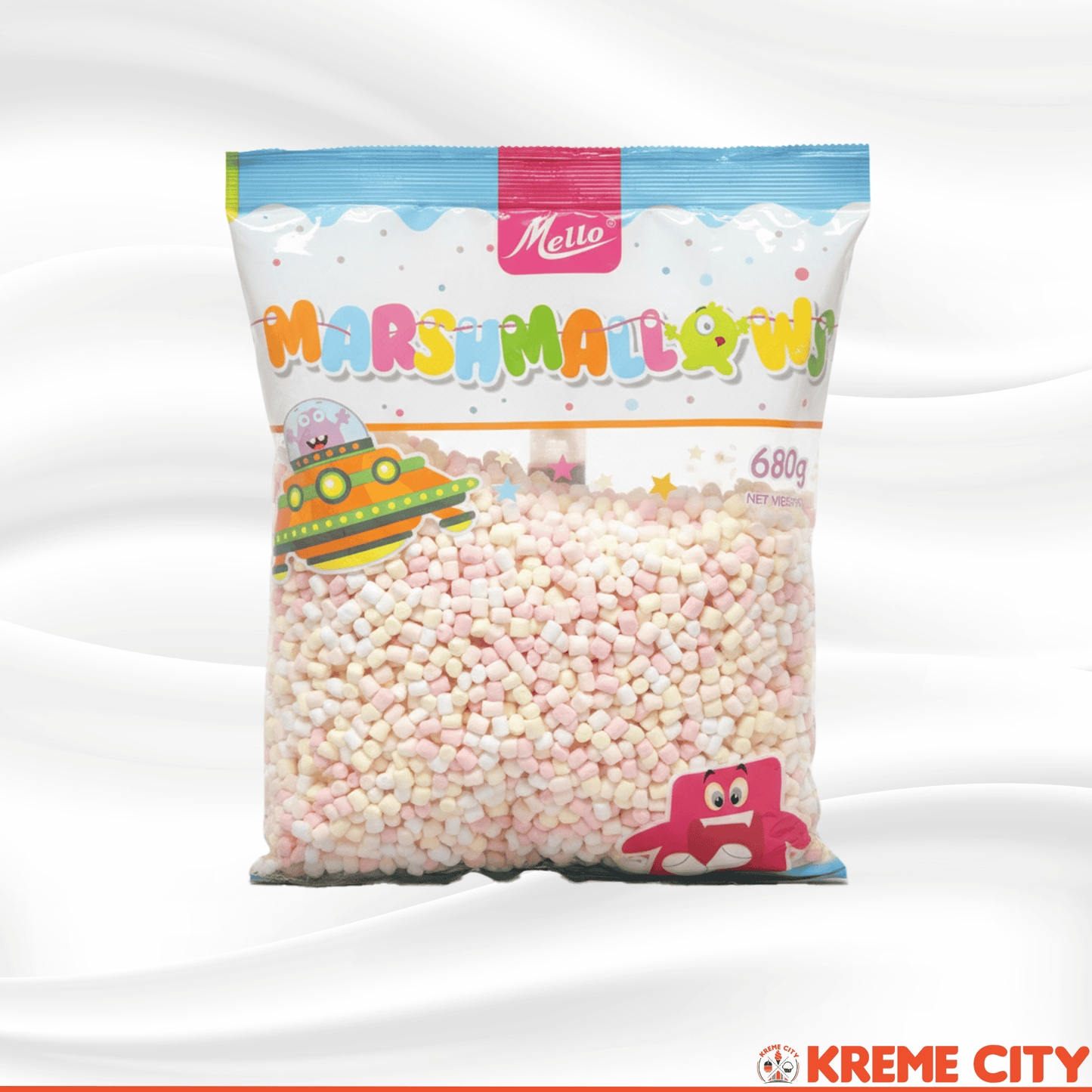 Mello Marshmallows Assorted Mini-Mini 680g