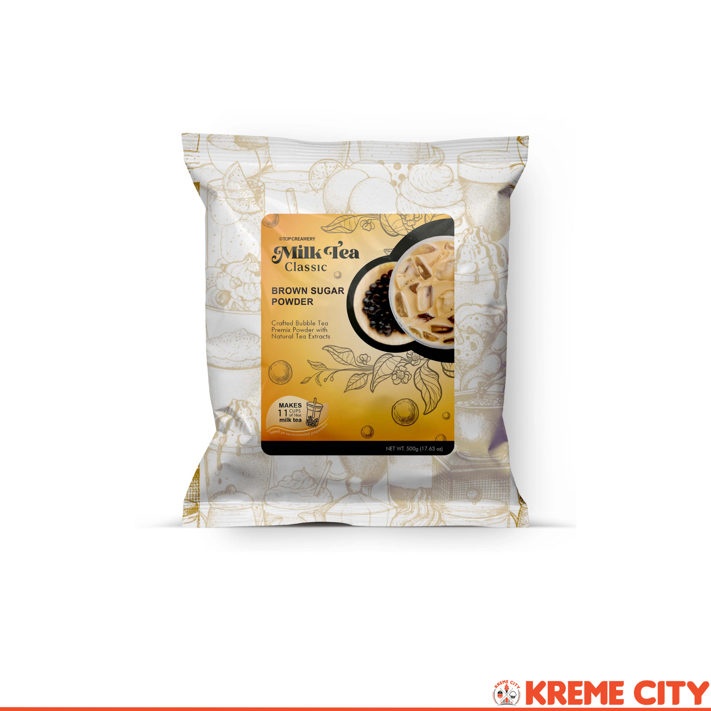 TOP Creamery Milk Tea Classic Brown Sugar Powder 500g