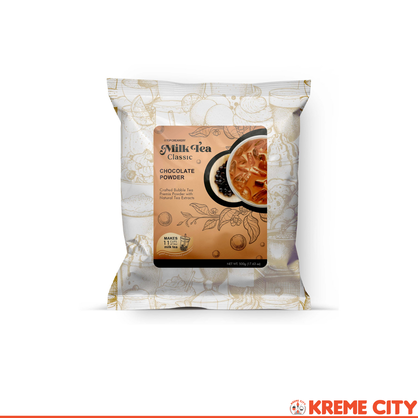 TOP Creamery Milk Tea Classic Chocolate Powder 500g