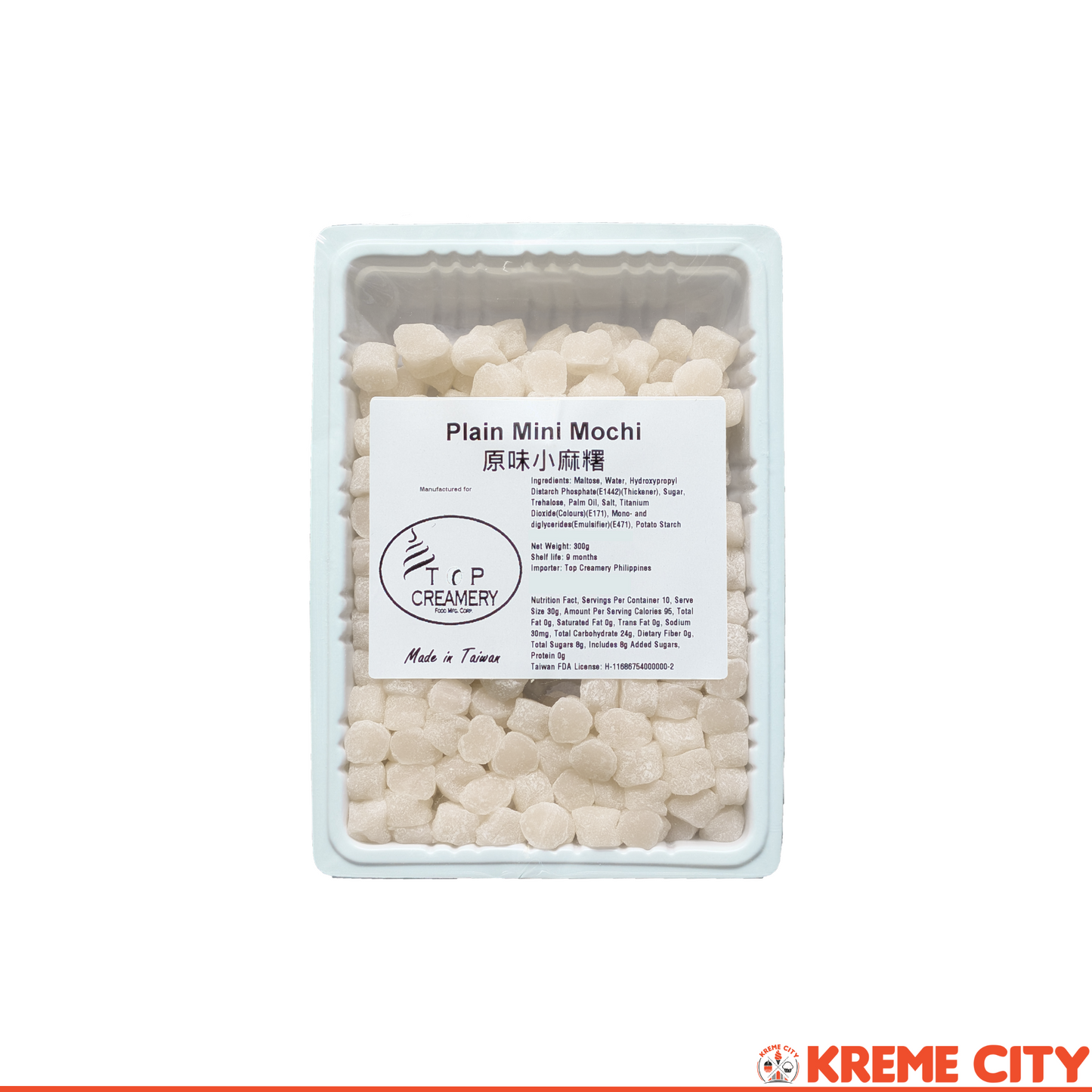 TOP Creamery Mini Mochi Plain 300g
