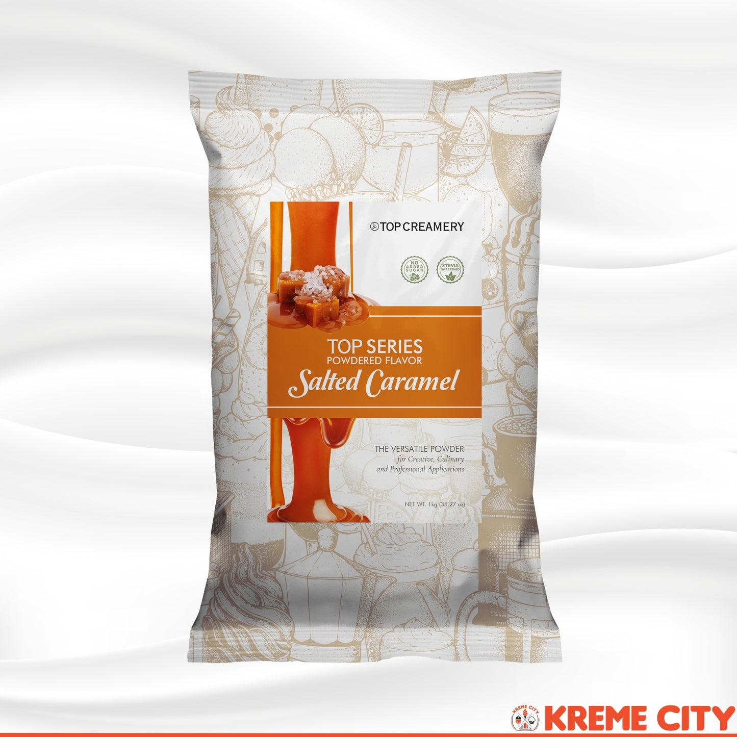 TOP Creamery Top Series Salted Caramel Powdered Flavor 1kg