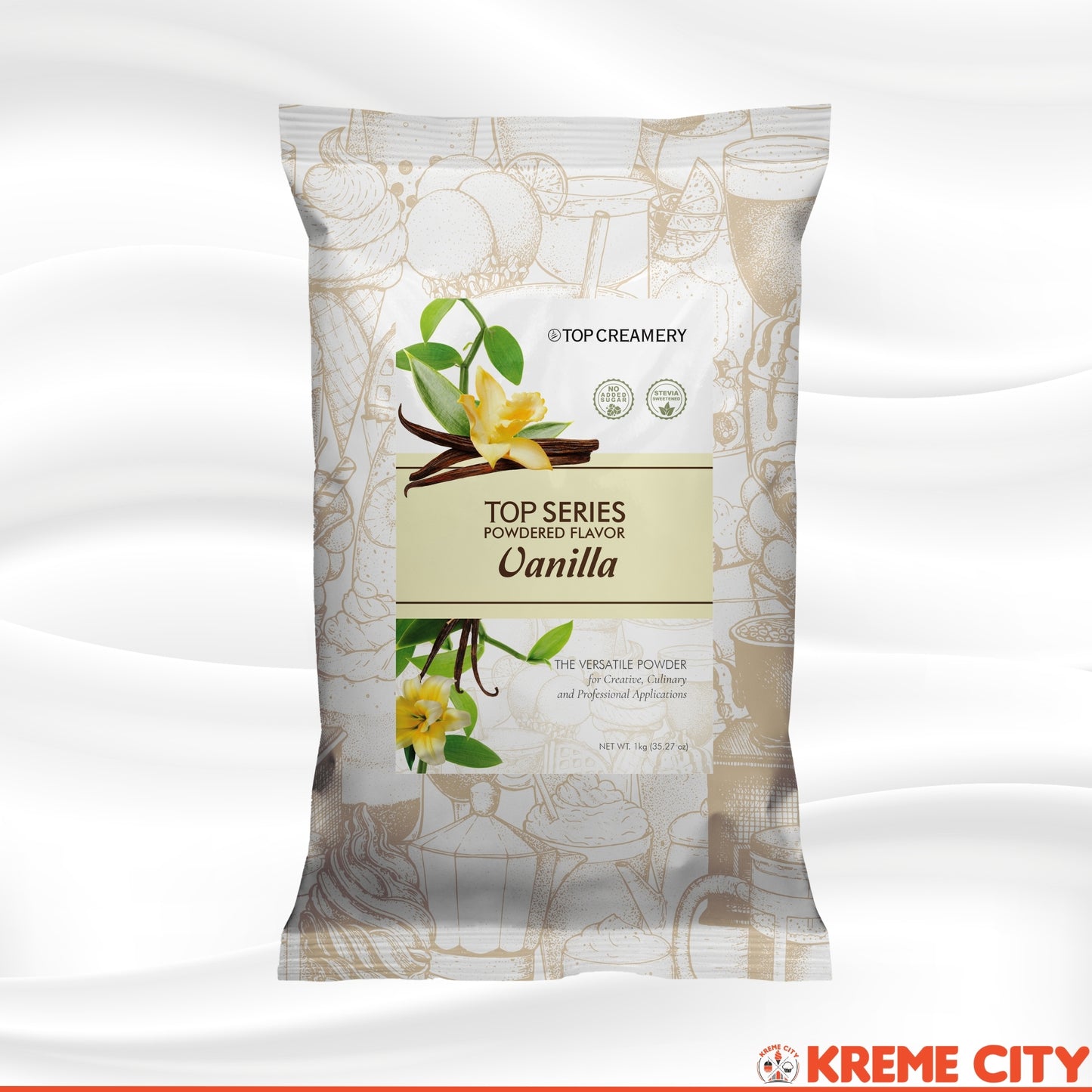 TOP Creamery Top Series Vanilla Powdered Flavor 1kg