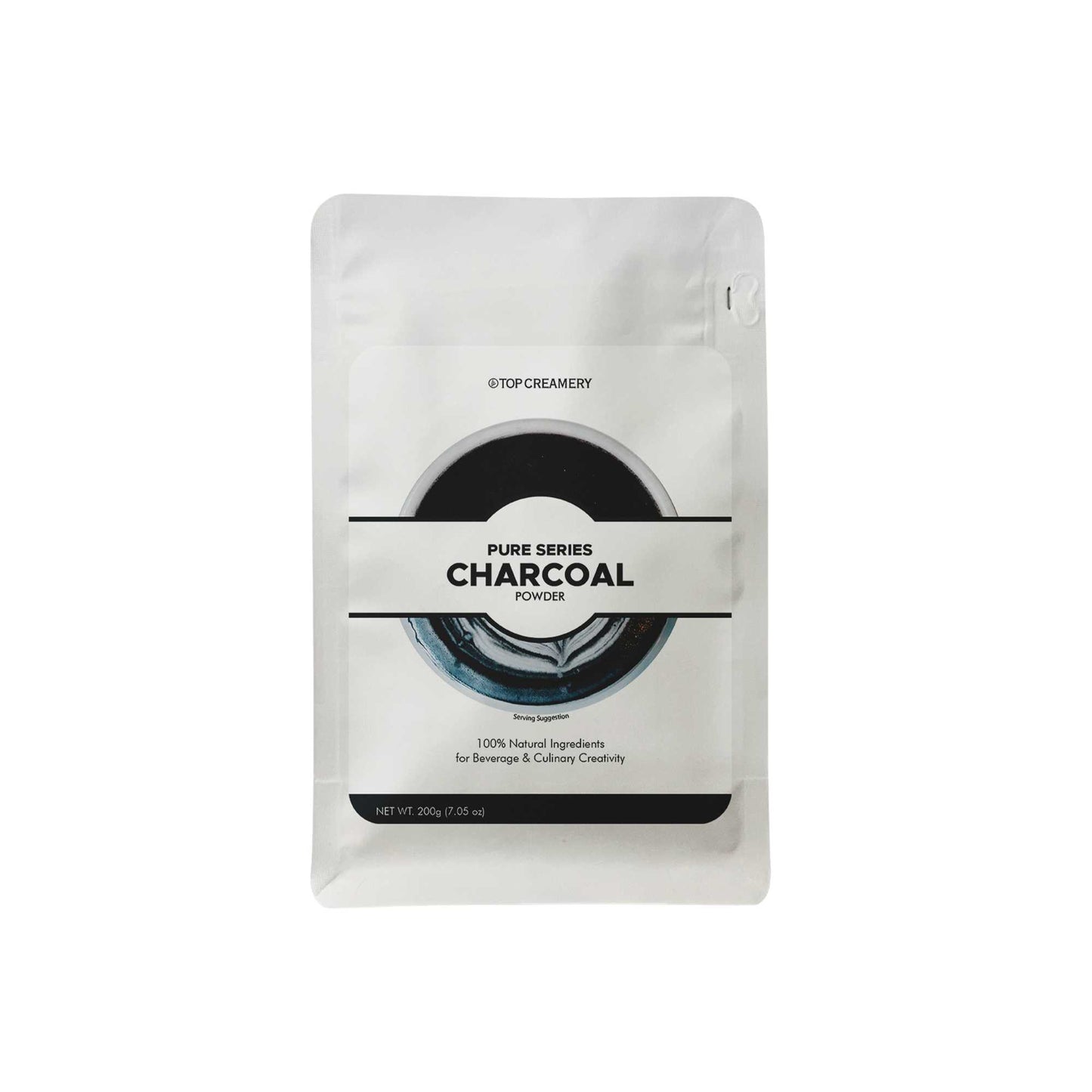 TOP Creamery Pure Activated Charcoal Powder 200g