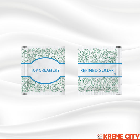 TOP Creamery White Refined Sugar Sachets 5g